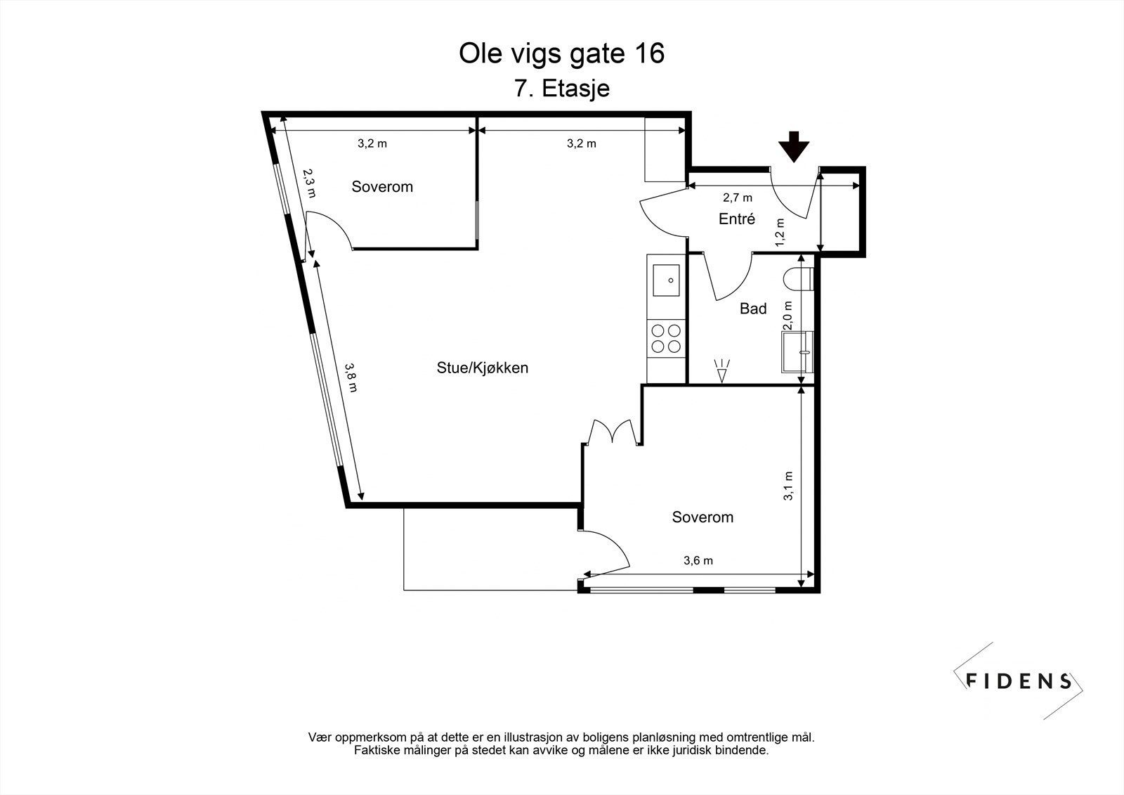 Plantegning Galleribilde