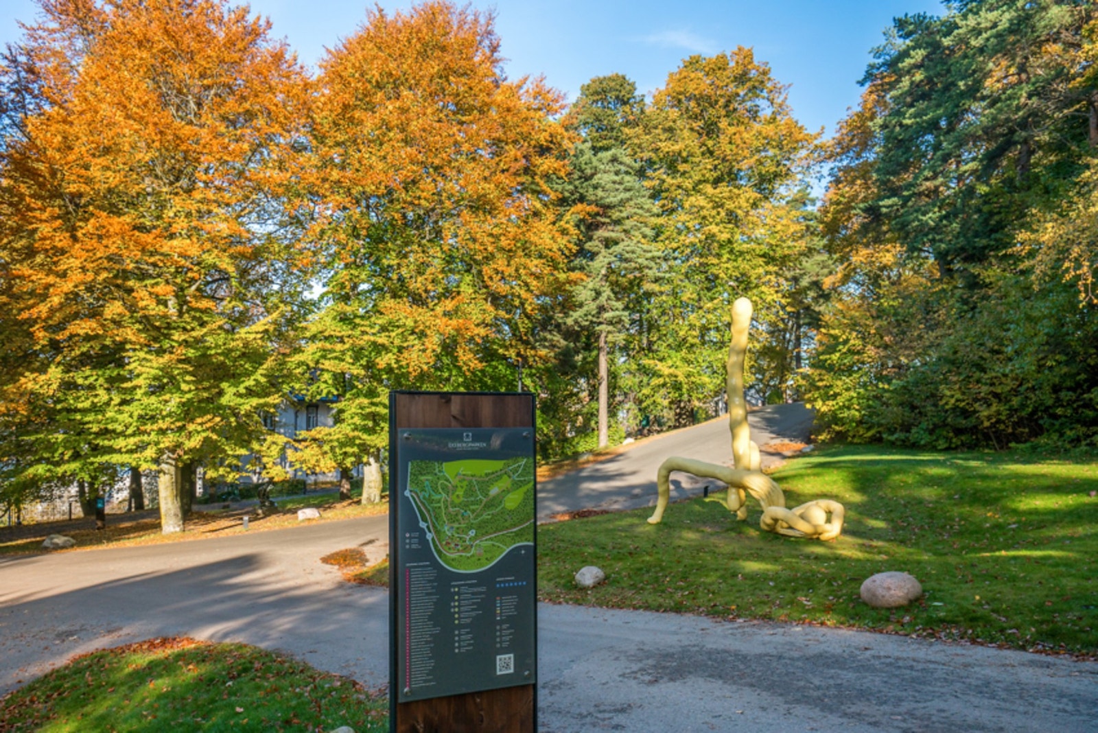 Turstier direkte inn i Ekebergparken rett utenfor inngangsdøren