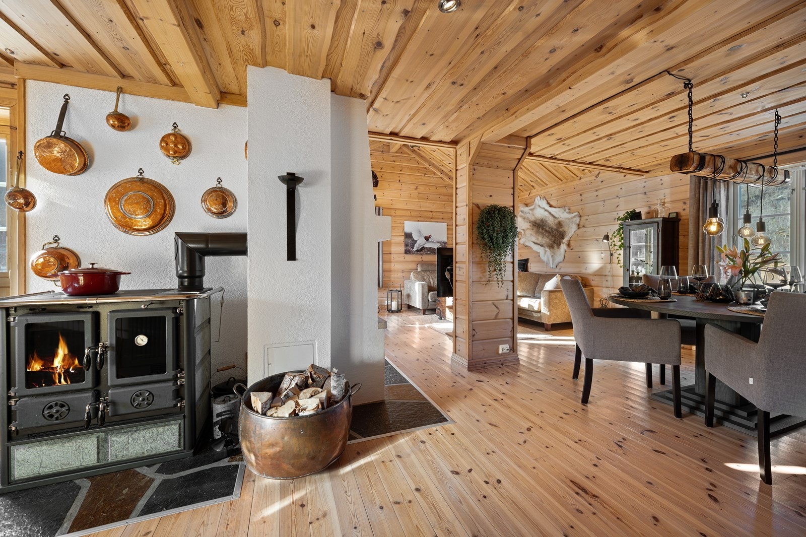 Stue er delt inn i forskjellige soner. Galleribilde