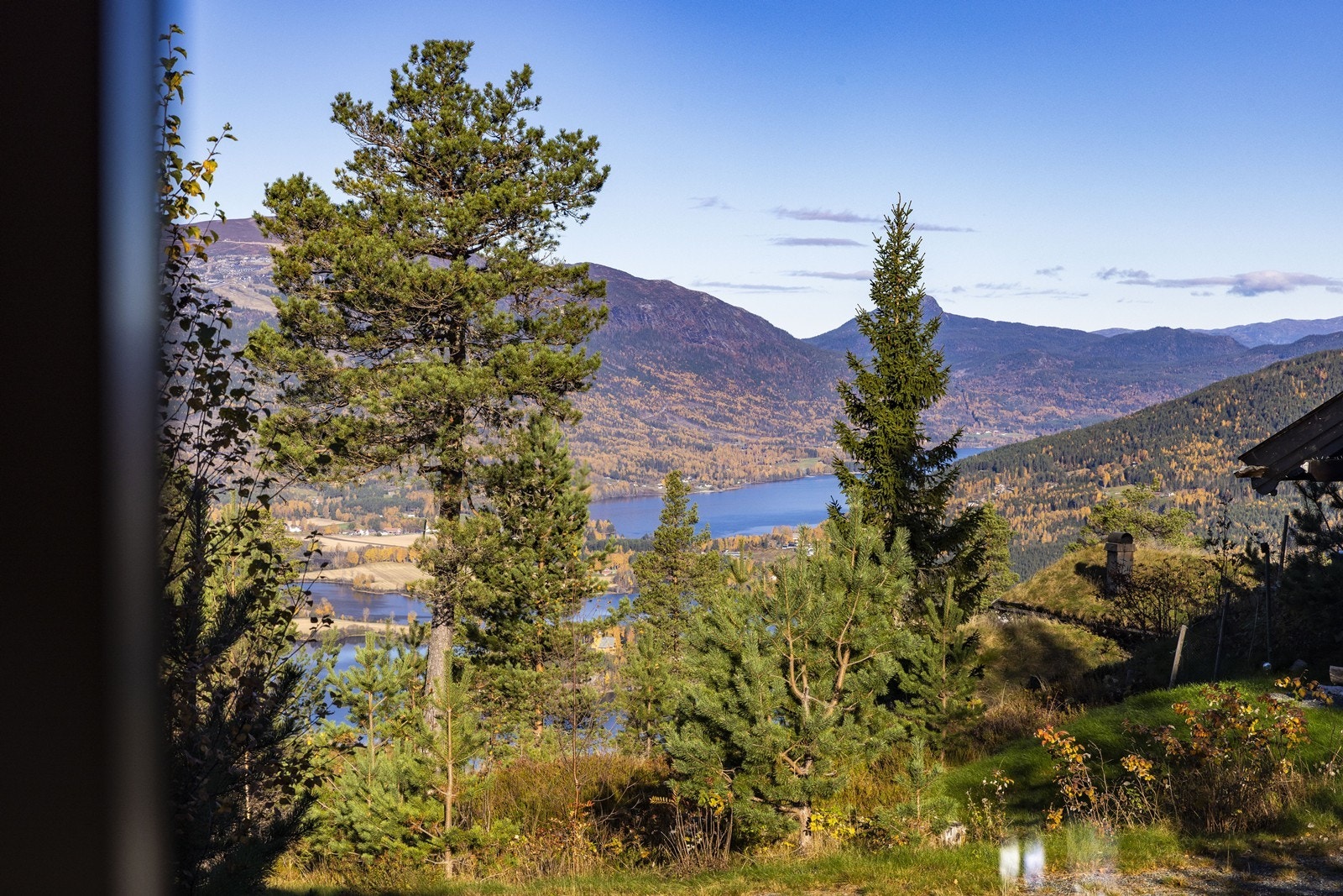Hytta byr også på en flott utsikt. Galleribilde