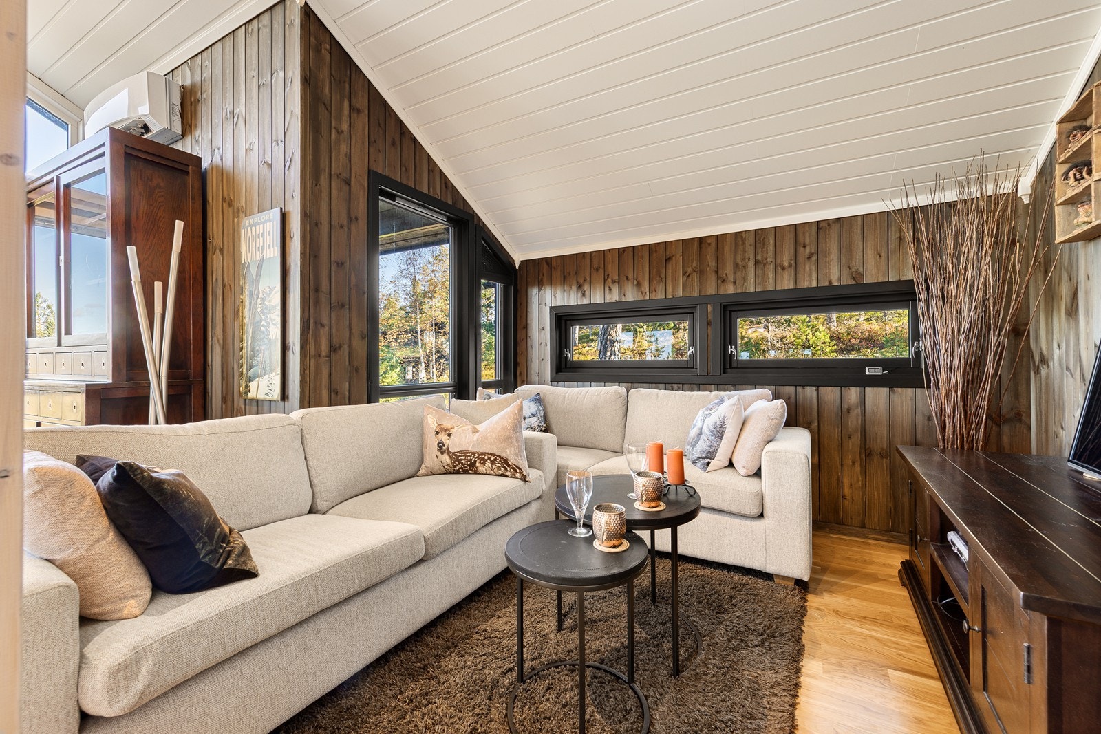 Et koselig sted å samles familien for film- og tv-kvelder. Galleribilde