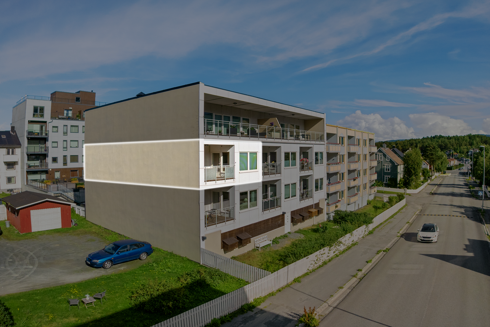 Moderne bygg med sentral beliggenhet i Frydenlundgata - kort vei til sentrum, butikker, togstasjon og flotte turområder Galleribilde