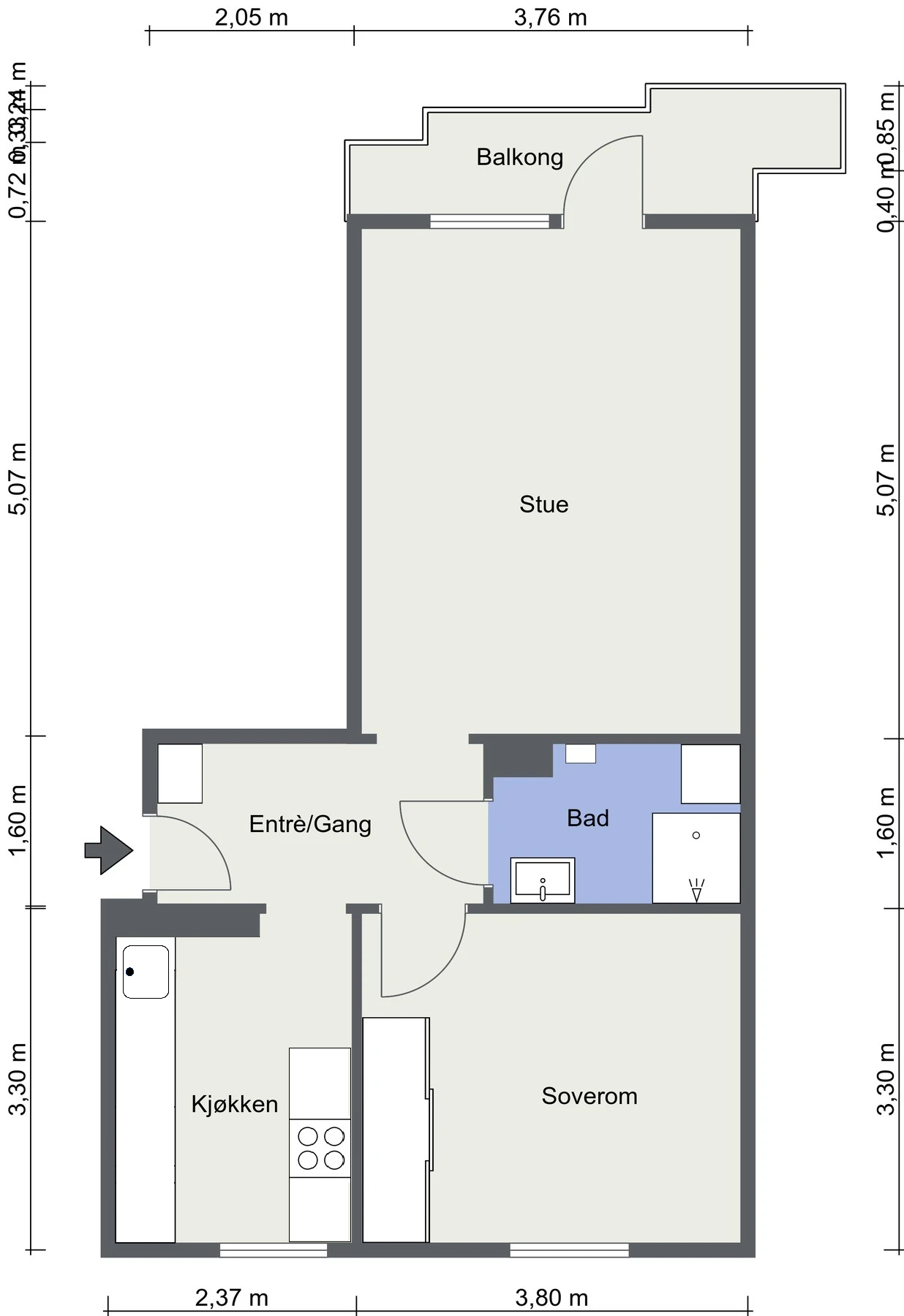 Plantegning. Galleribilde