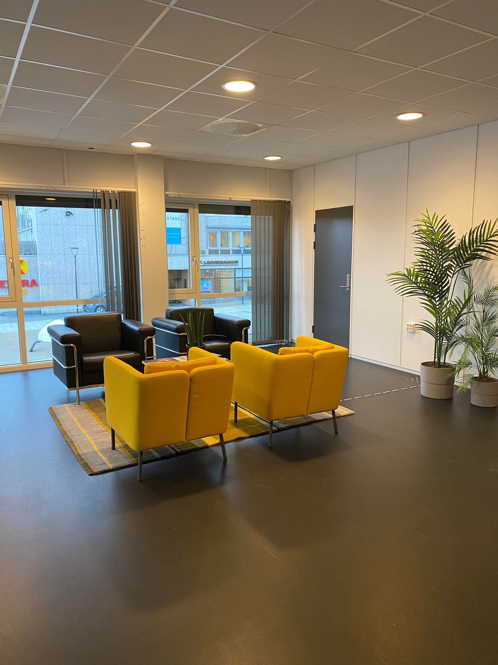 Fellesareal ved ankomstområde Galleribilde