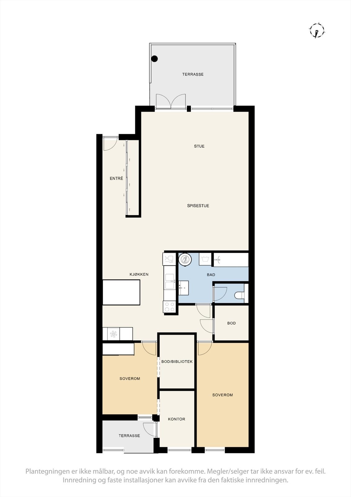 Plantegning Galleribilde