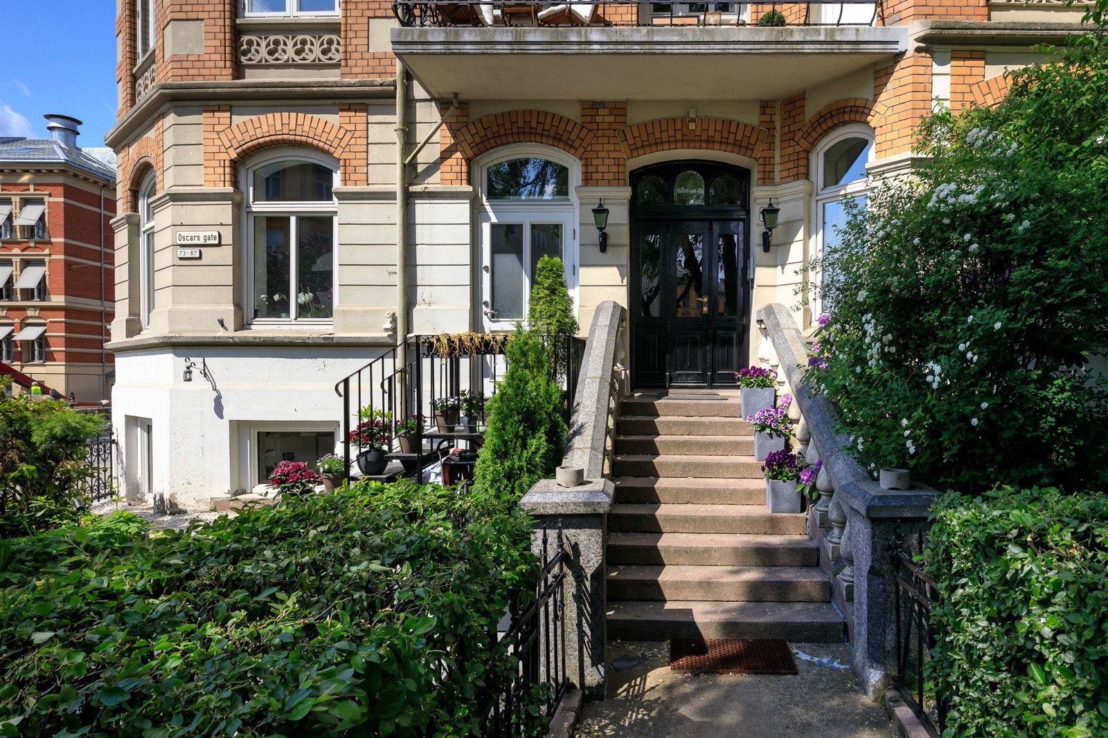 Suveren beliggenhet i en av Oslos flotteste gater