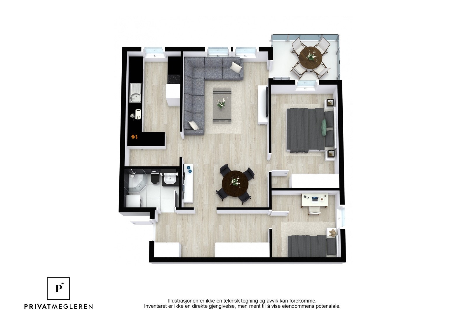 Planløsningen Galleribilde