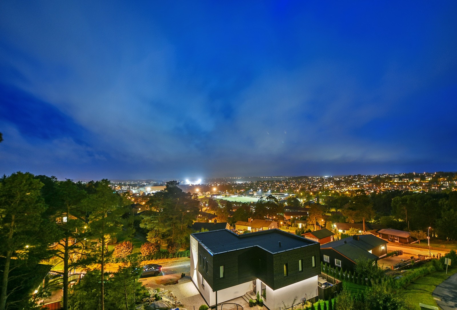 Velkommen til Kurlands råeste utsikt (utsiktsbilde tatt fra balkongen) Galleribilde