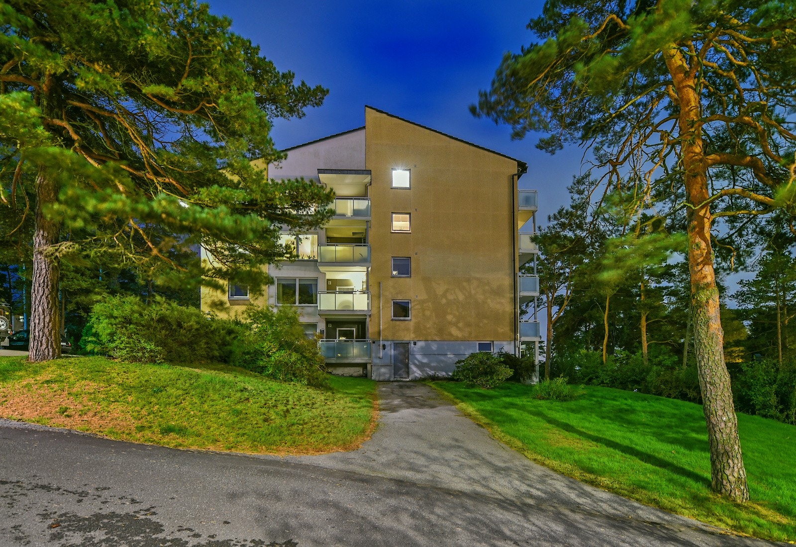 Naturskjønne omgivelser på toppen av Kurland Galleribilde