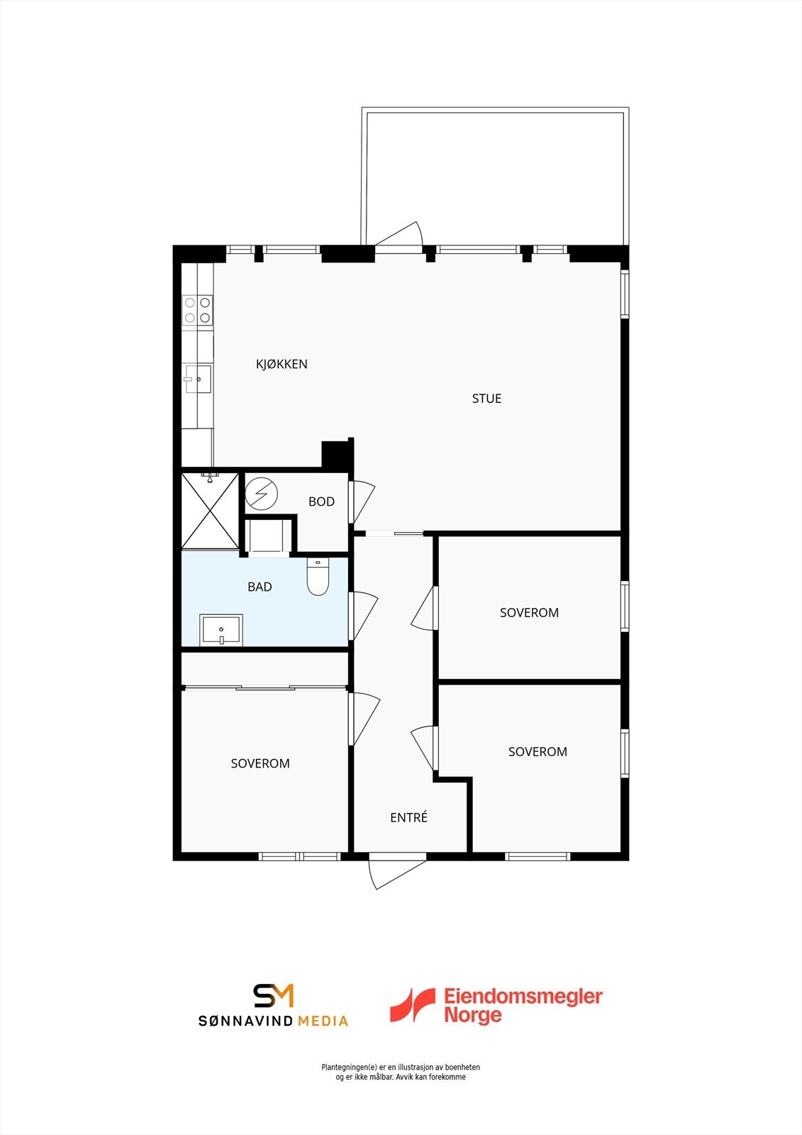 Plantegning Galleribilde