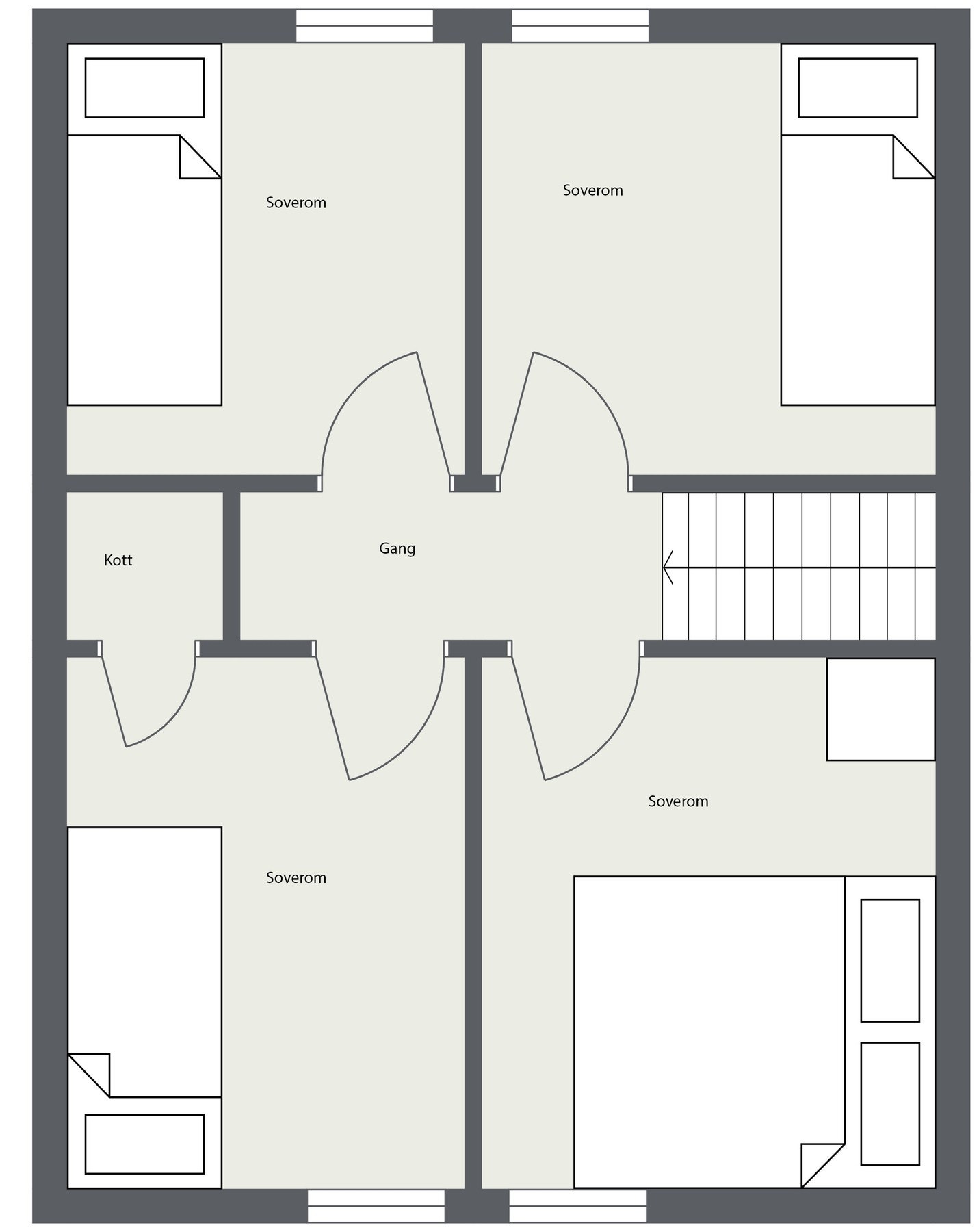 Planskisse Galleribilde