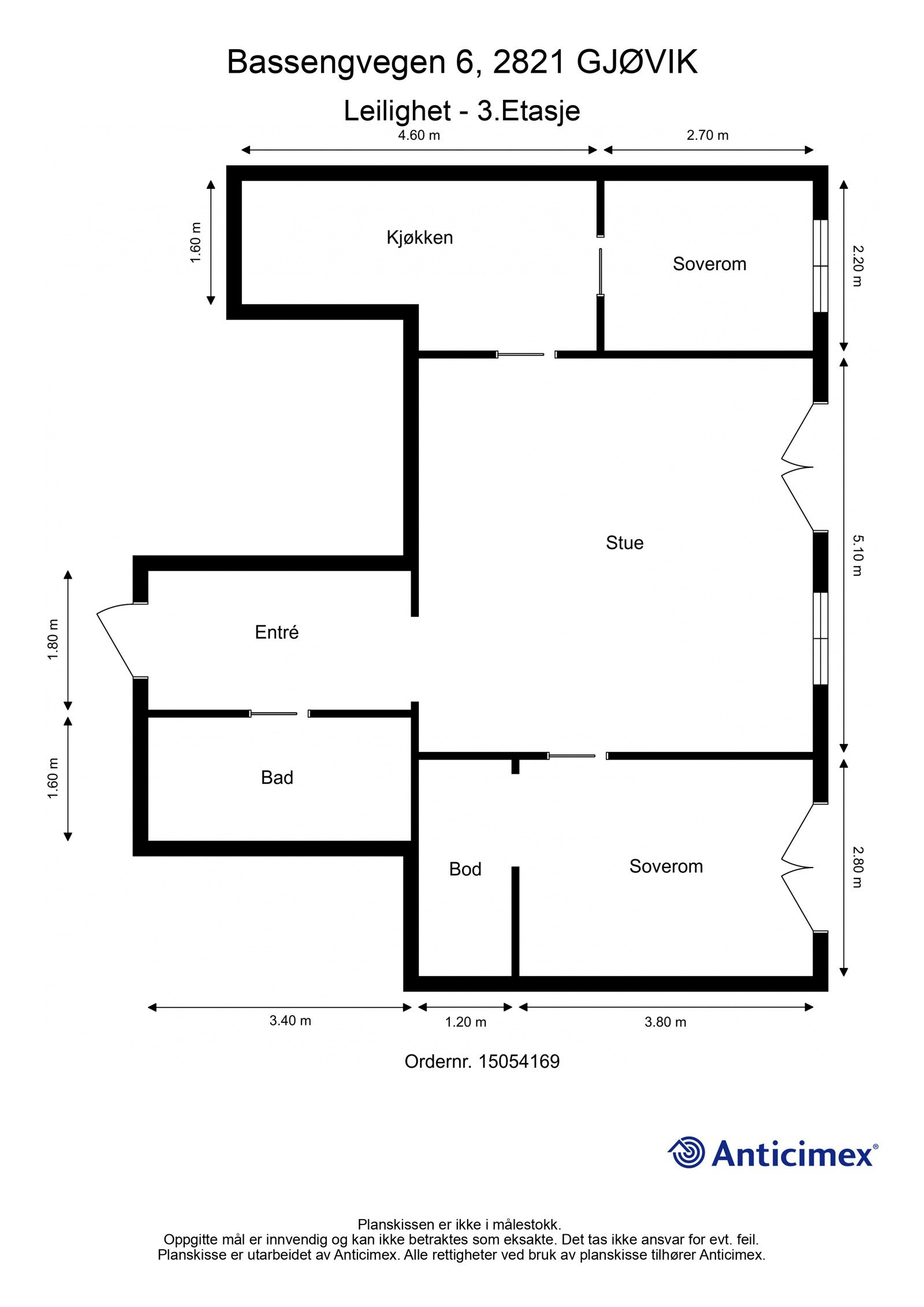 plantegning Galleribilde