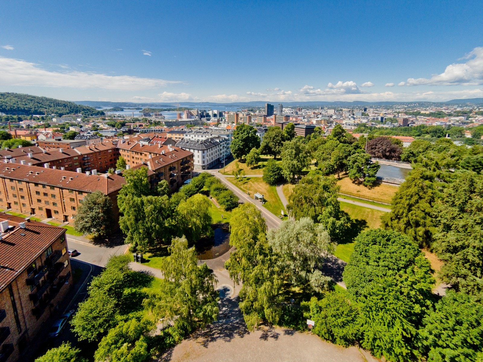 Høyt og fritt, tilbaketrukket fra byen finner du Kampen. En stille og idyllisk oase. NRK flytter til Normannsløkka i 2027/2028! Galleribilde