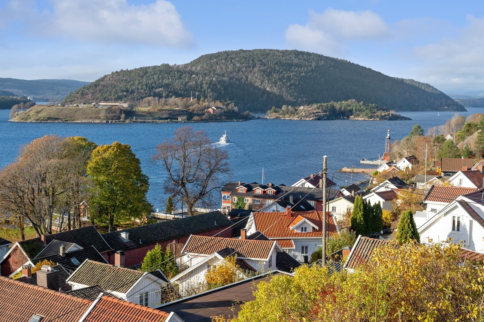 Utsikten er meget bra - Her har du Oscarsborg festning Galleribilde