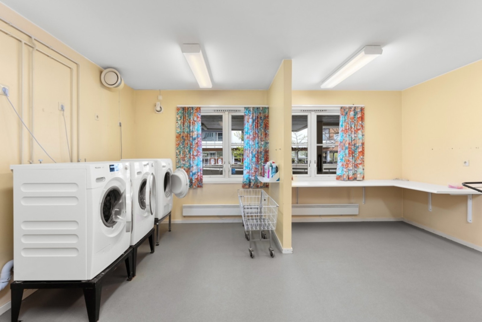 Felles vaskerom. Galleribilde