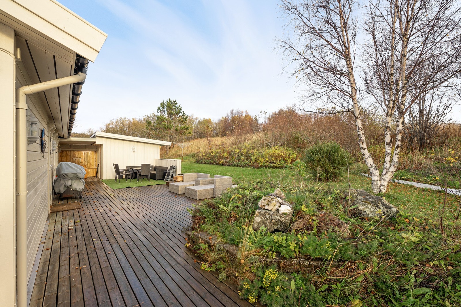 Hyggelig med naturen som nærmeste nabo Galleribilde