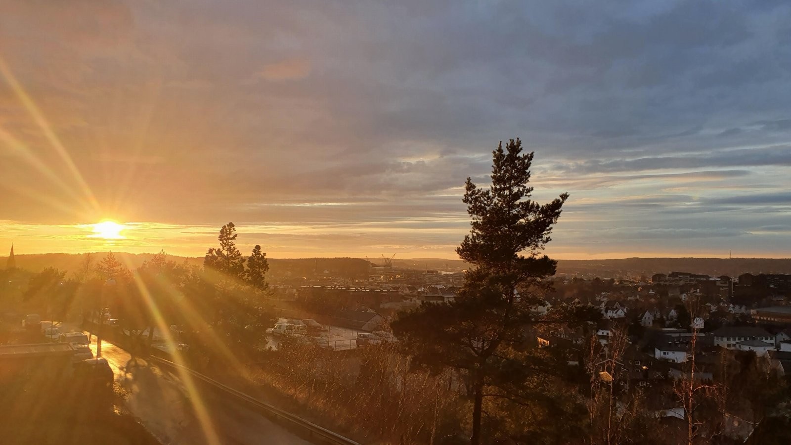 Solnedgang 5 privat Galleribilde