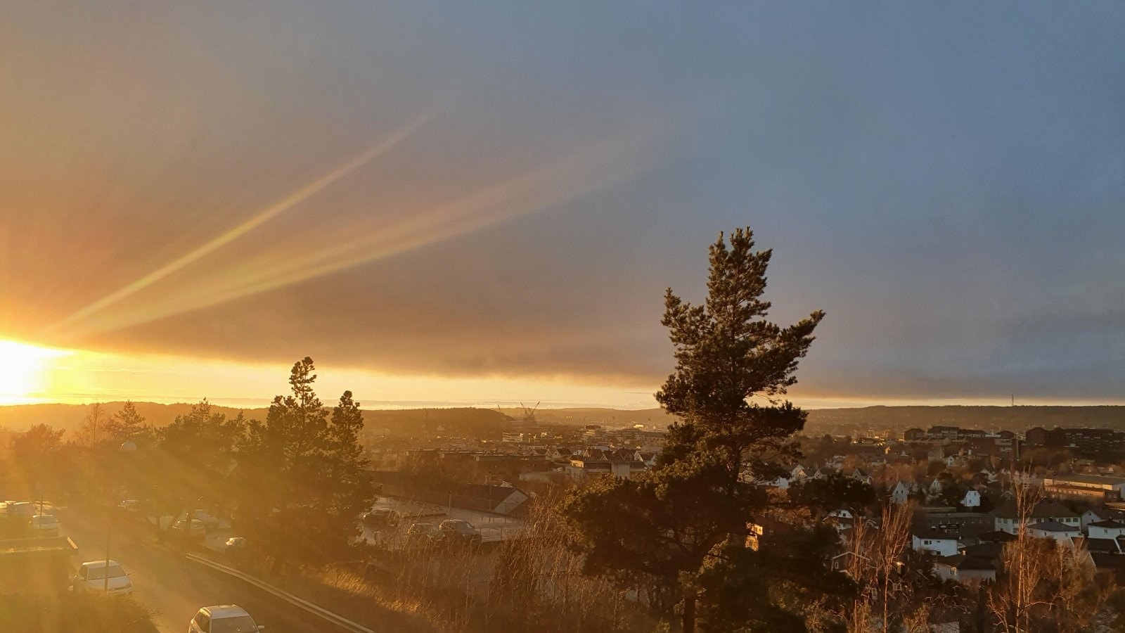 Solnedgang 4 privat Galleribilde