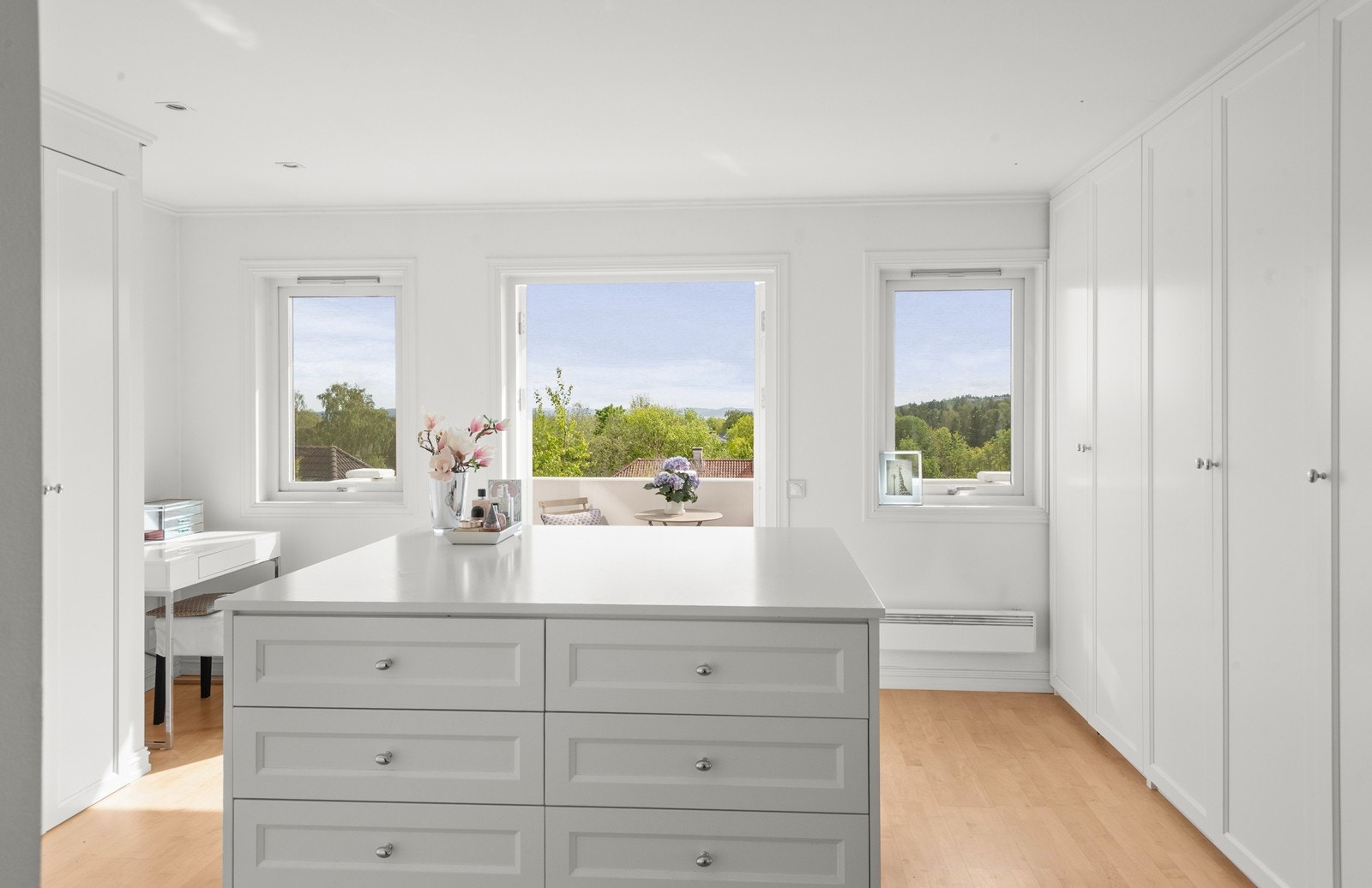 Herlig utsikt fra omkledningsrom Galleribilde