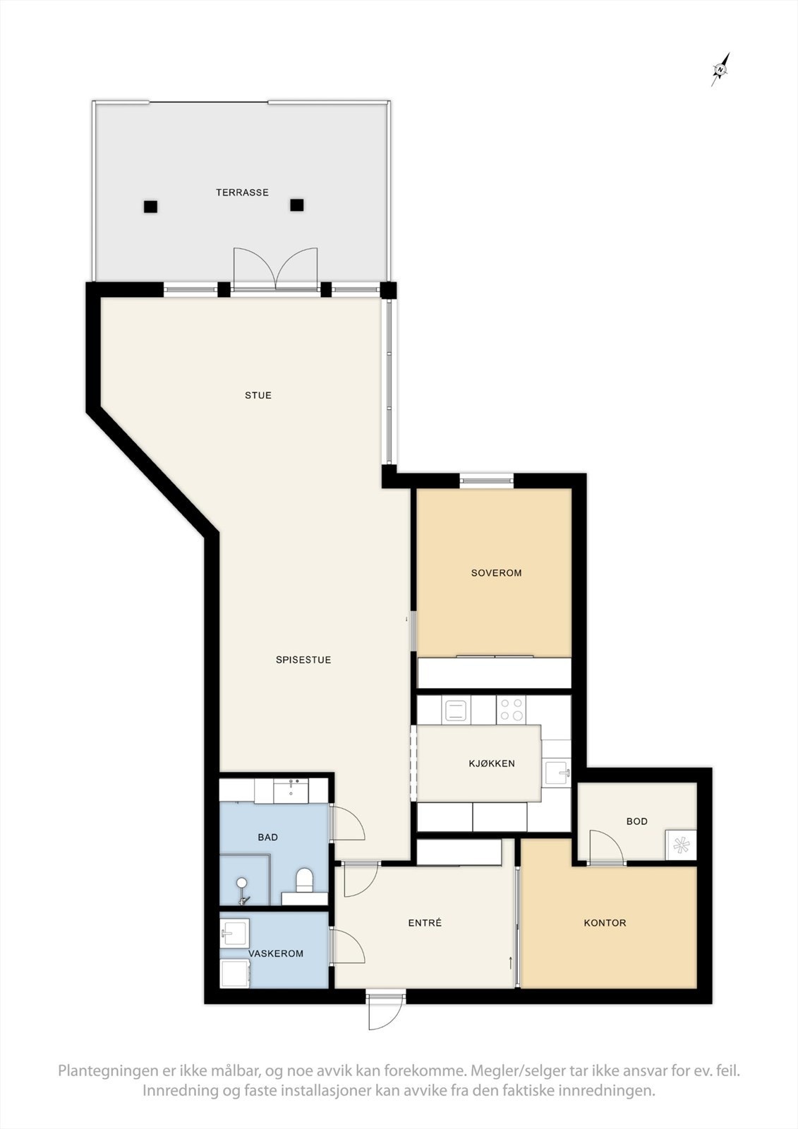 Plantegning Galleribilde