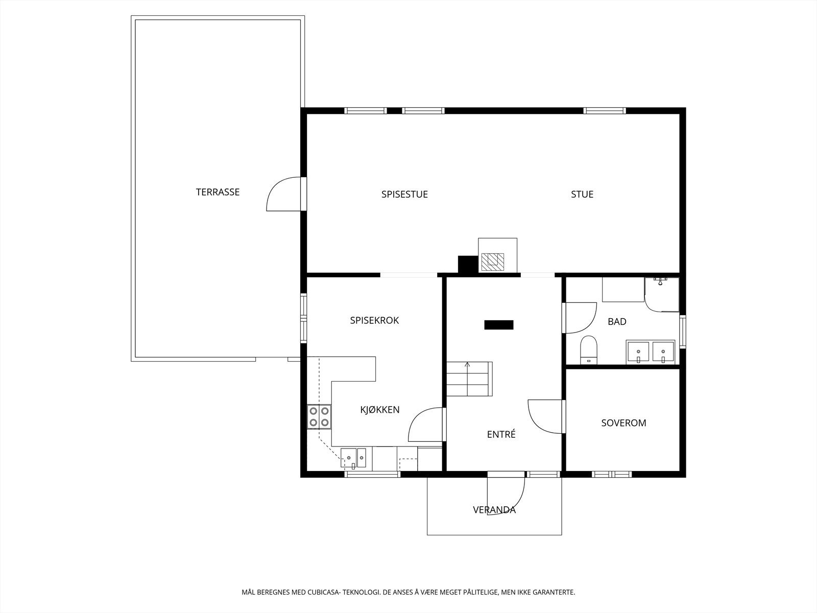 Planskisse første etasje. Galleribilde