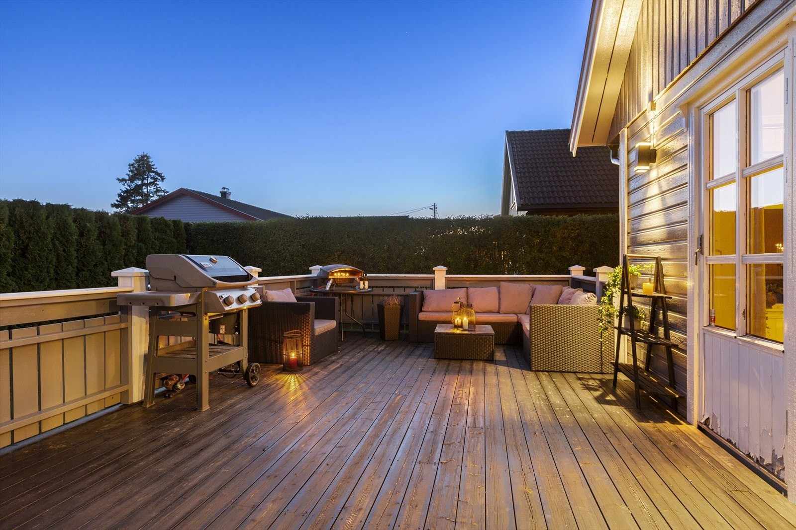 Terrassen er ca. 32 m². Galleribilde