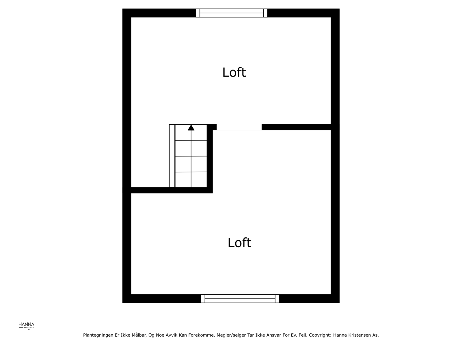 Plantegning av loftet/hemsen Galleribilde
