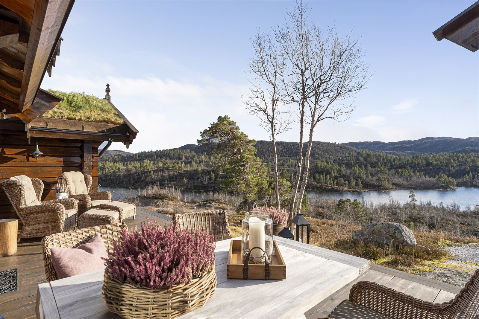 Panoramautsikt fra terrassen Galleribilde