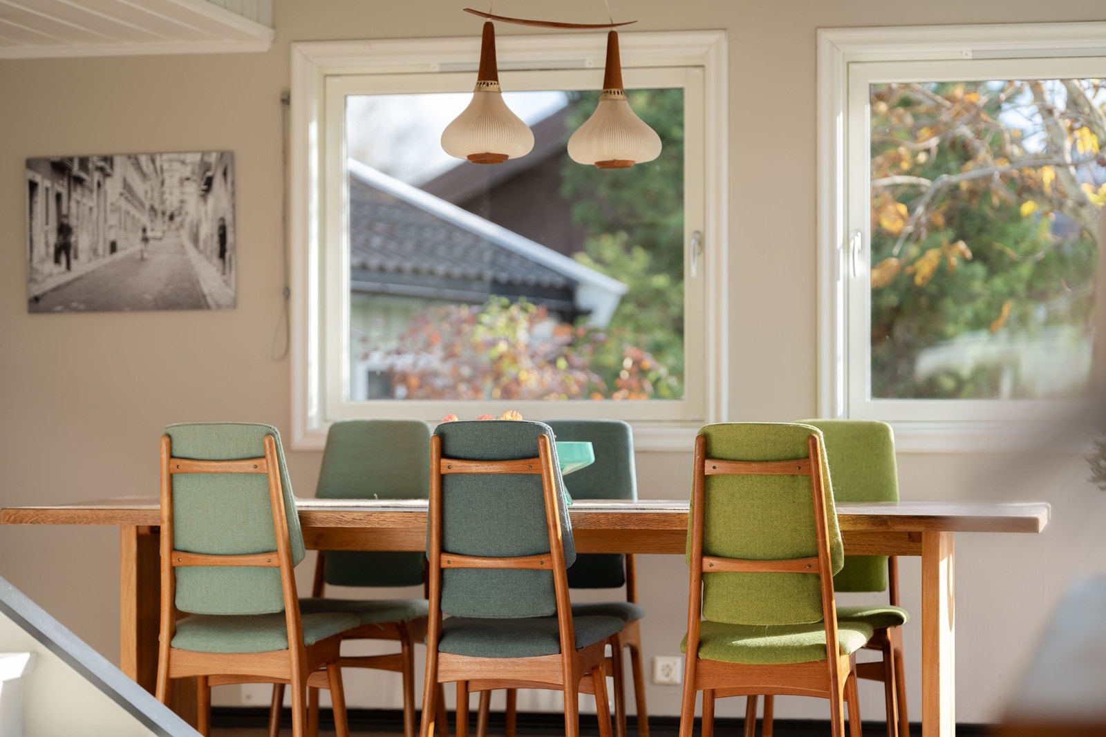 Det er god plass til langbord. Galleribilde