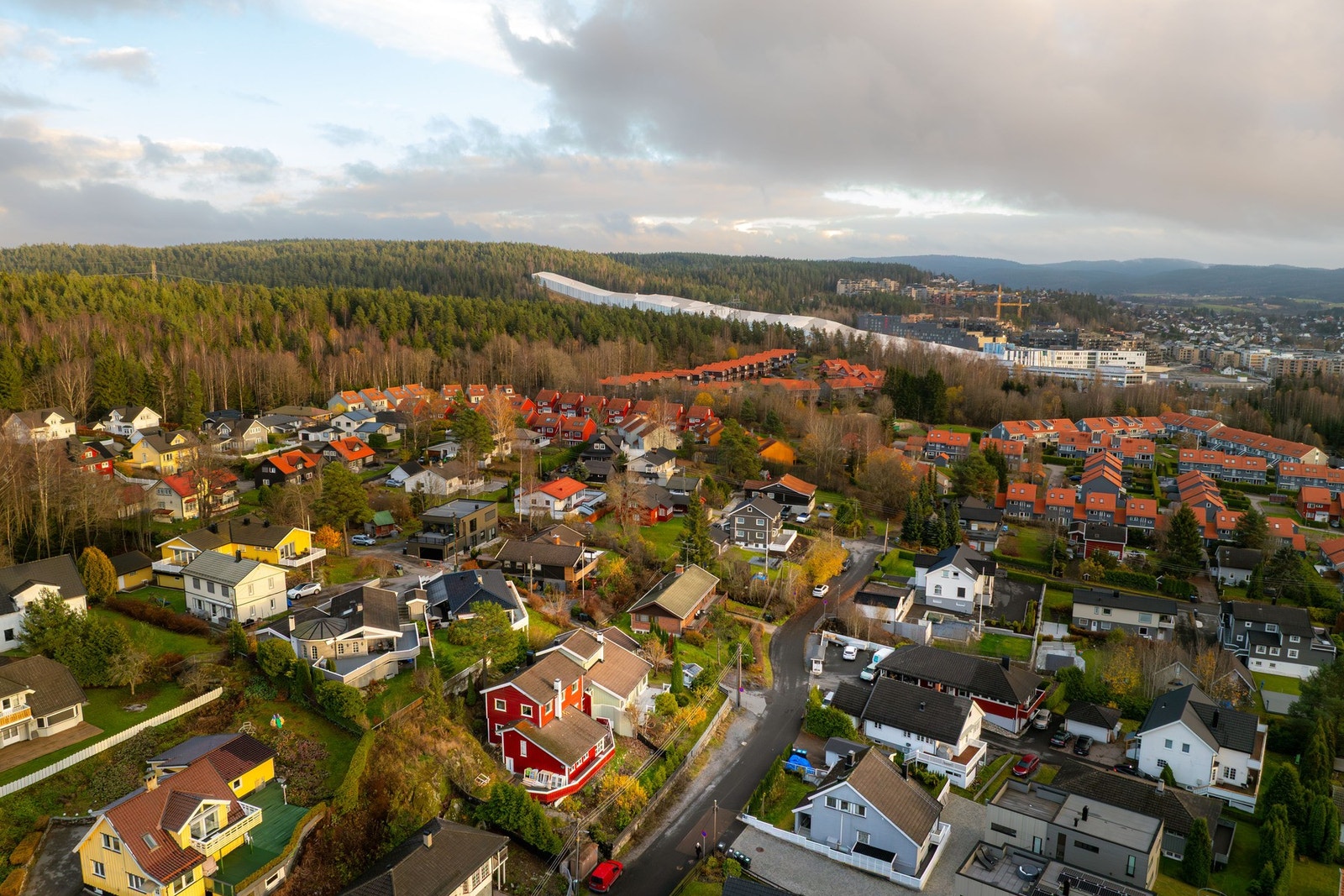 Kort vei til Lørenskog vinterpark SNØ, et innendørs vintersportsanlegg. Galleribilde