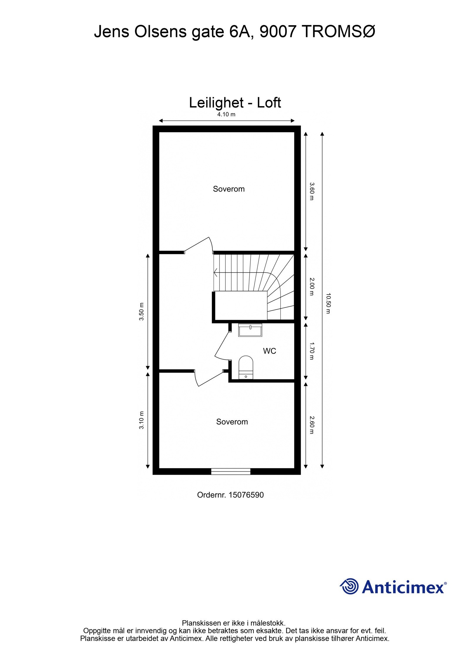 Planløsning 3. etasje. Galleribilde