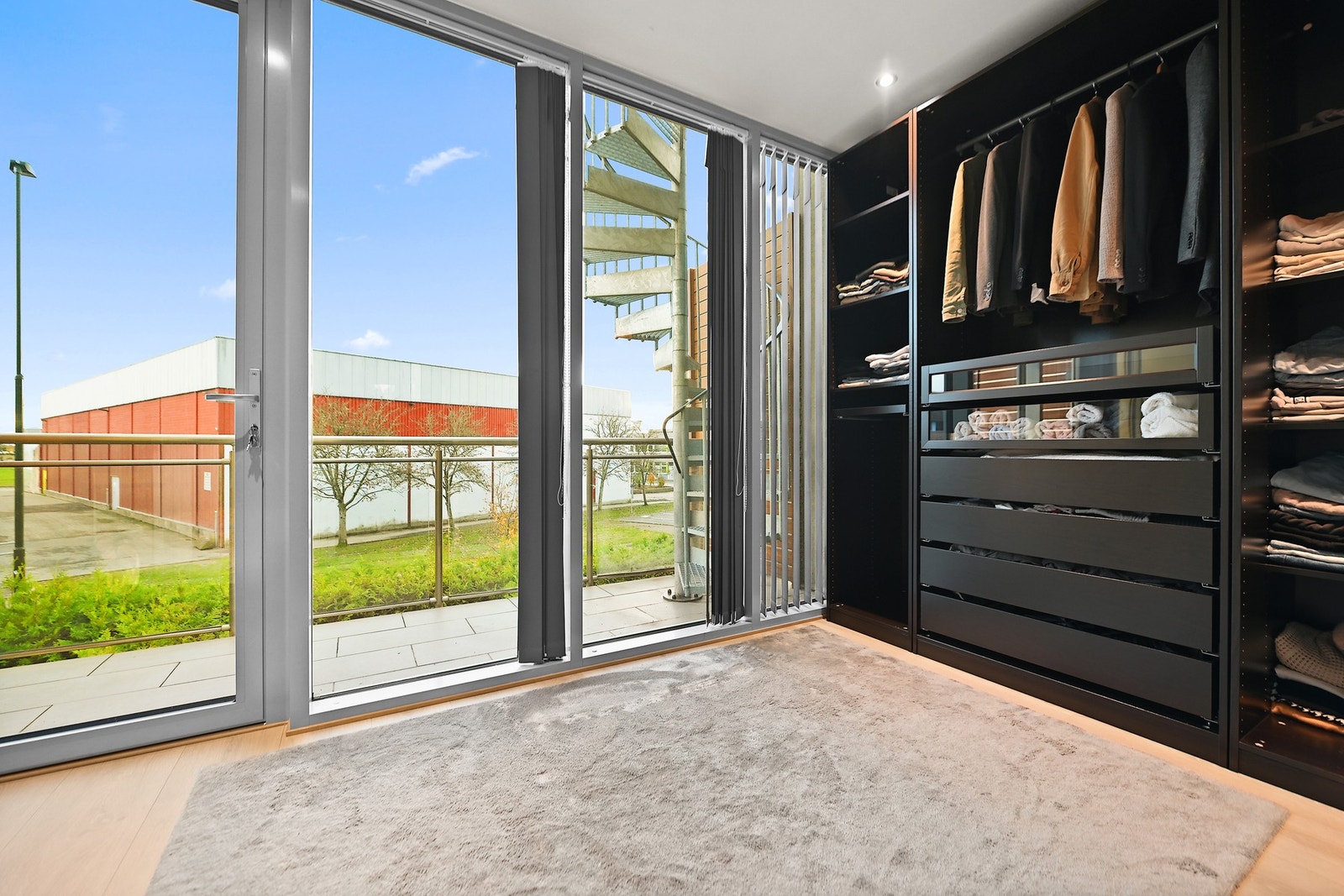 Rommet blir i dag brukt som garderobe. Galleribilde