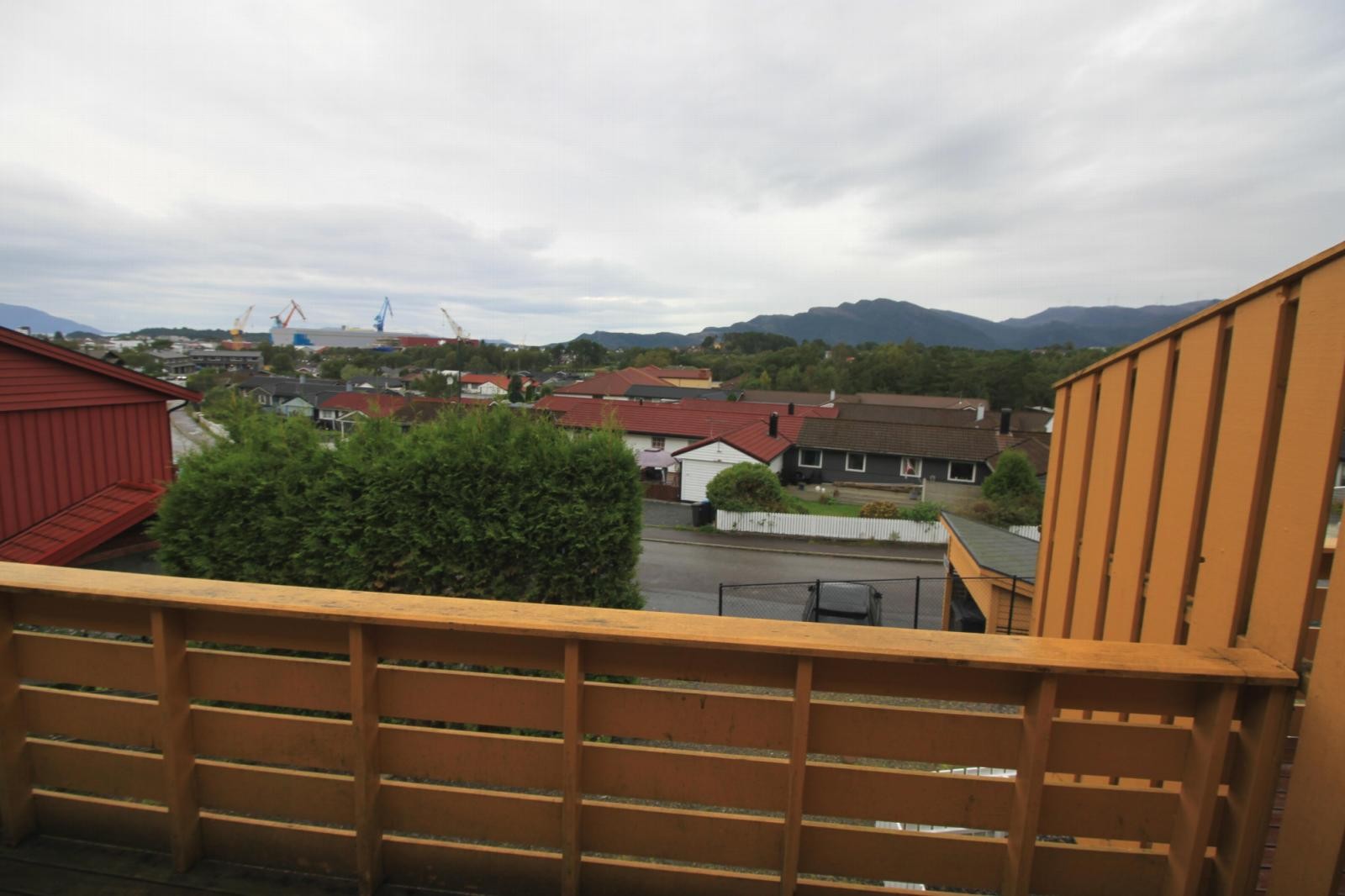 Utsikt fra terrasse Galleribilde