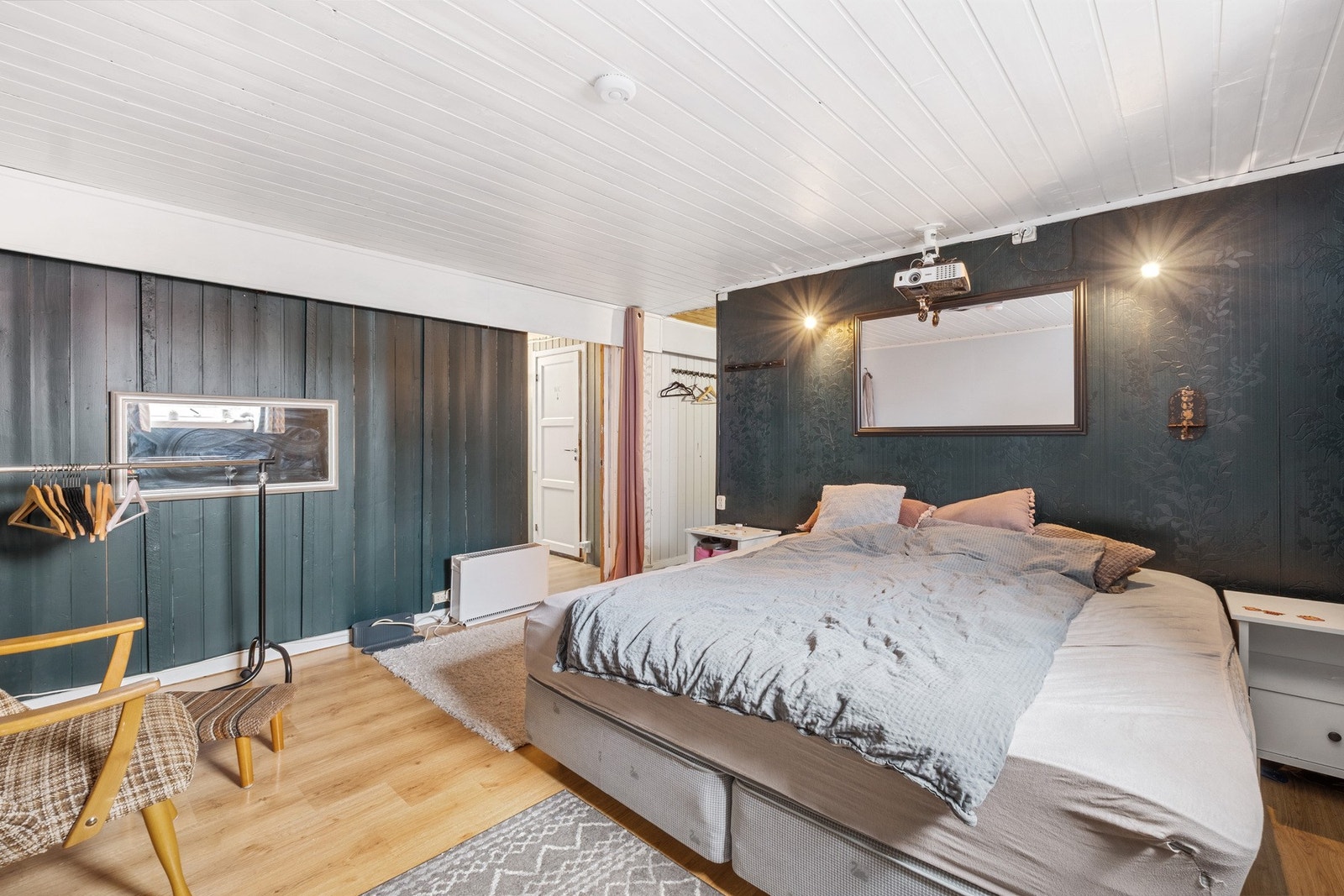 Innredet soverom som per bygningstegning er hobbyrom. Galleribilde