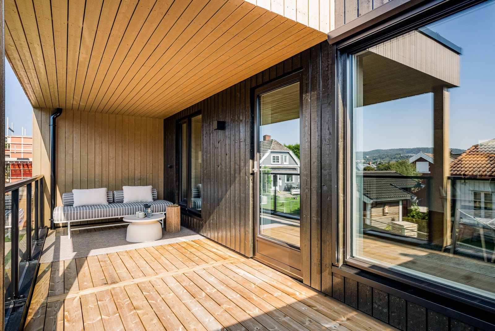 Vestvendt terrasse. Bildet viser tilsvarende bolig - noe avvik kan forekomme Galleribilde