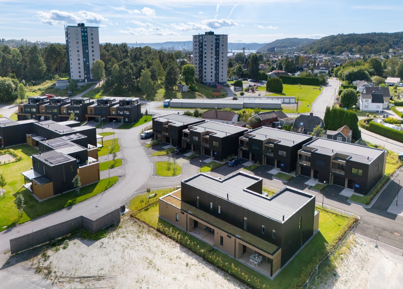 Dronefoto Galleribilde