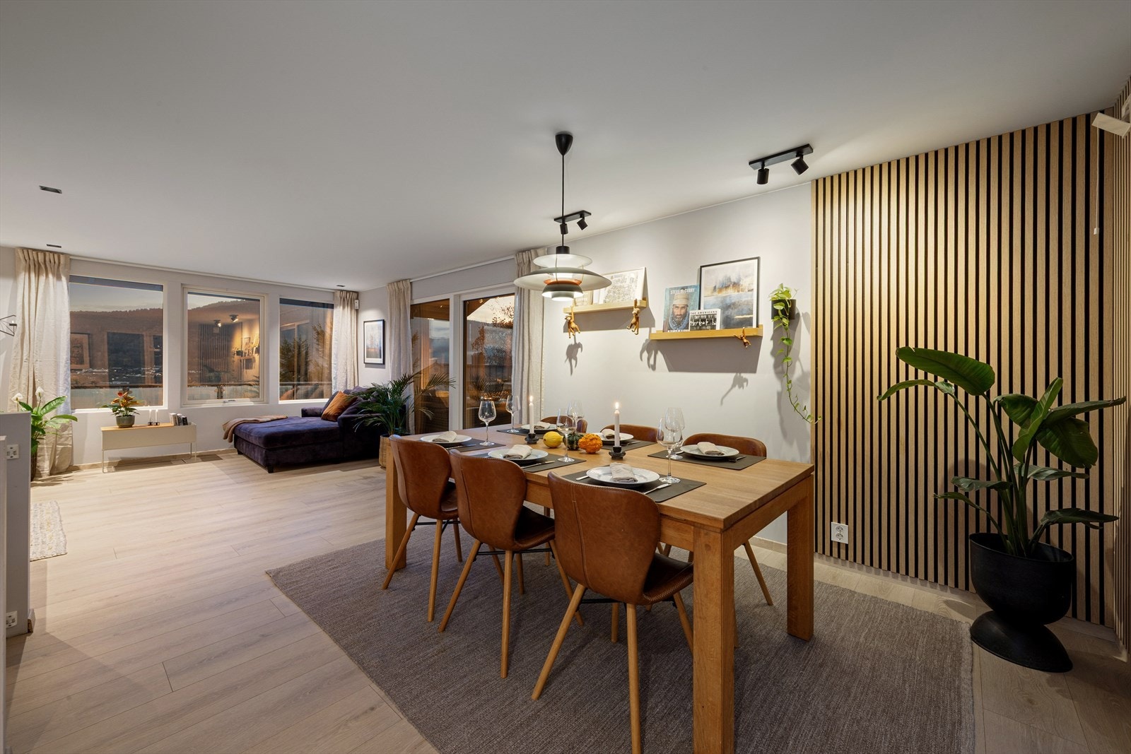 Spisegruppen tar plass i egen sone. Galleribilde