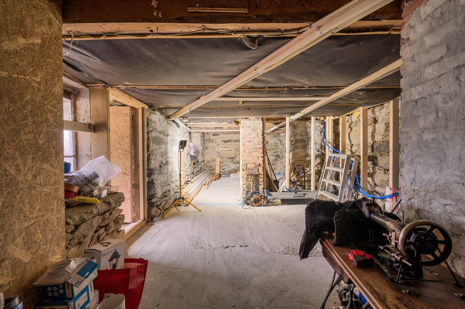 Kjellerrom på 38 m². Galleribilde