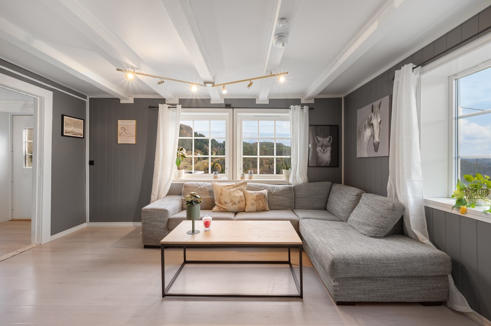 Her kan familien samles i sofakroken. Galleribilde