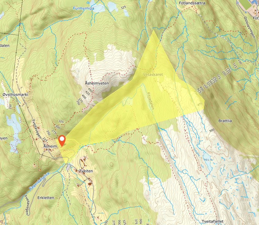Eiendommen er på hele 480 mål! Galleribilde