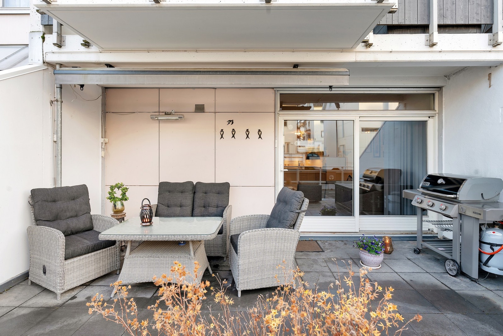 Flott skjermet terrasse (22 kvm) Galleribilde