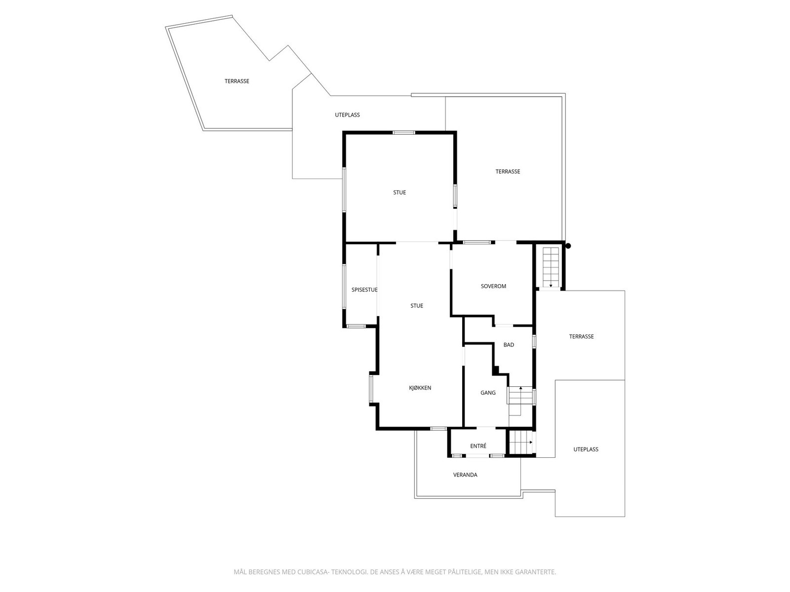 Plantegning 1.etasje. Galleribilde