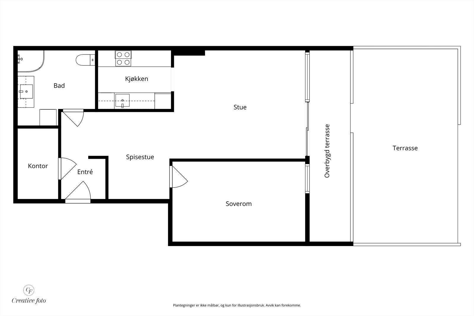 Plantegning Galleribilde