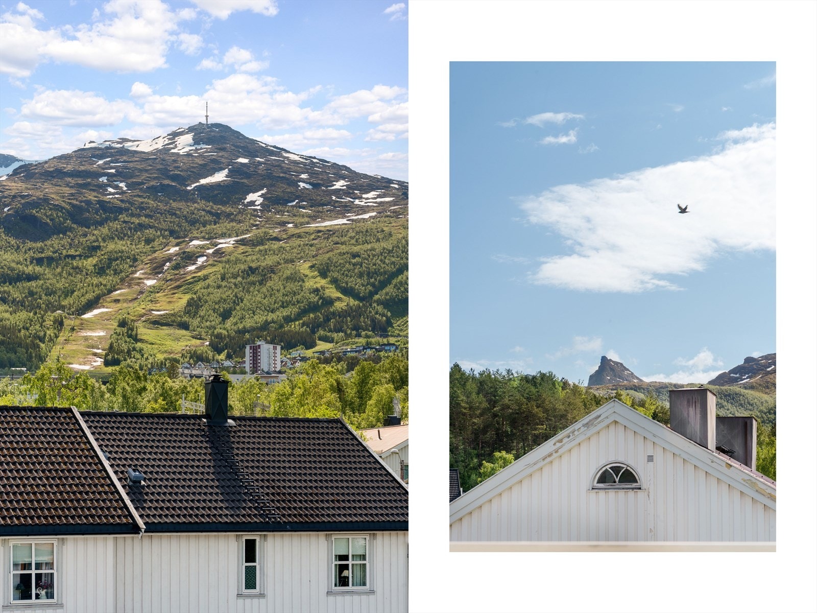 Fantastisk utsikt mot Fagernesfjellet Galleribilde
