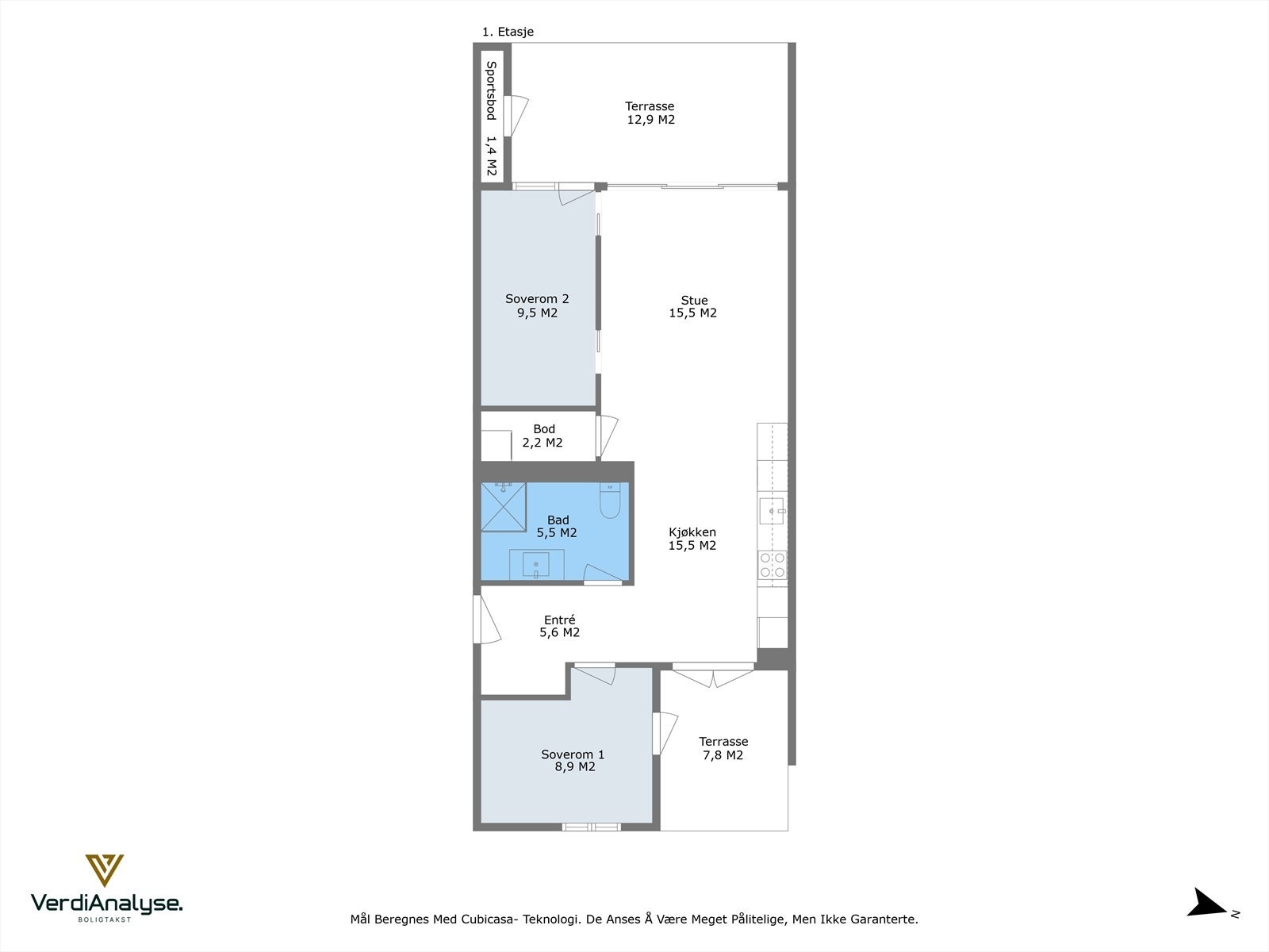 Planskisse. Galleribilde