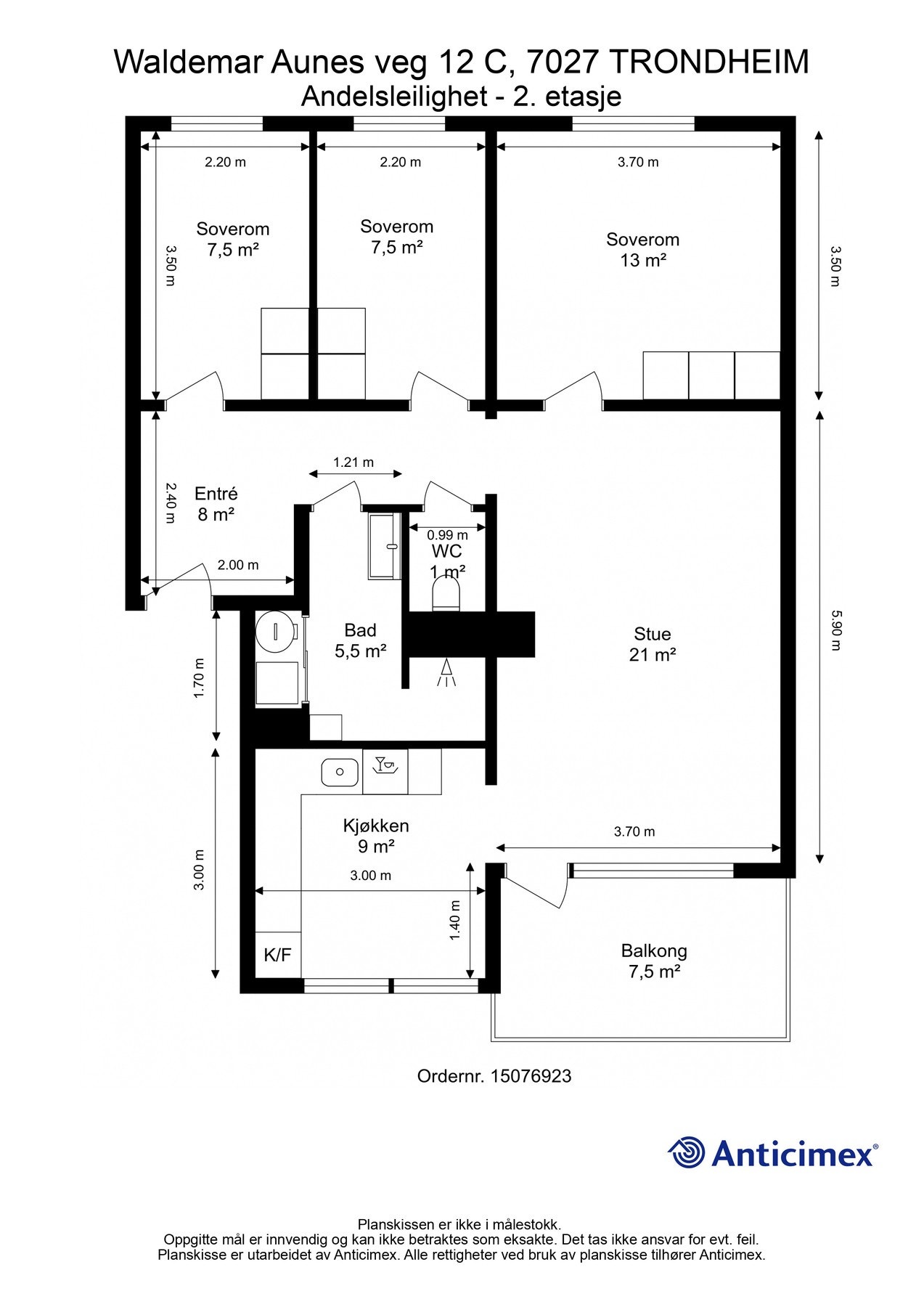 Plantegning. Galleribilde