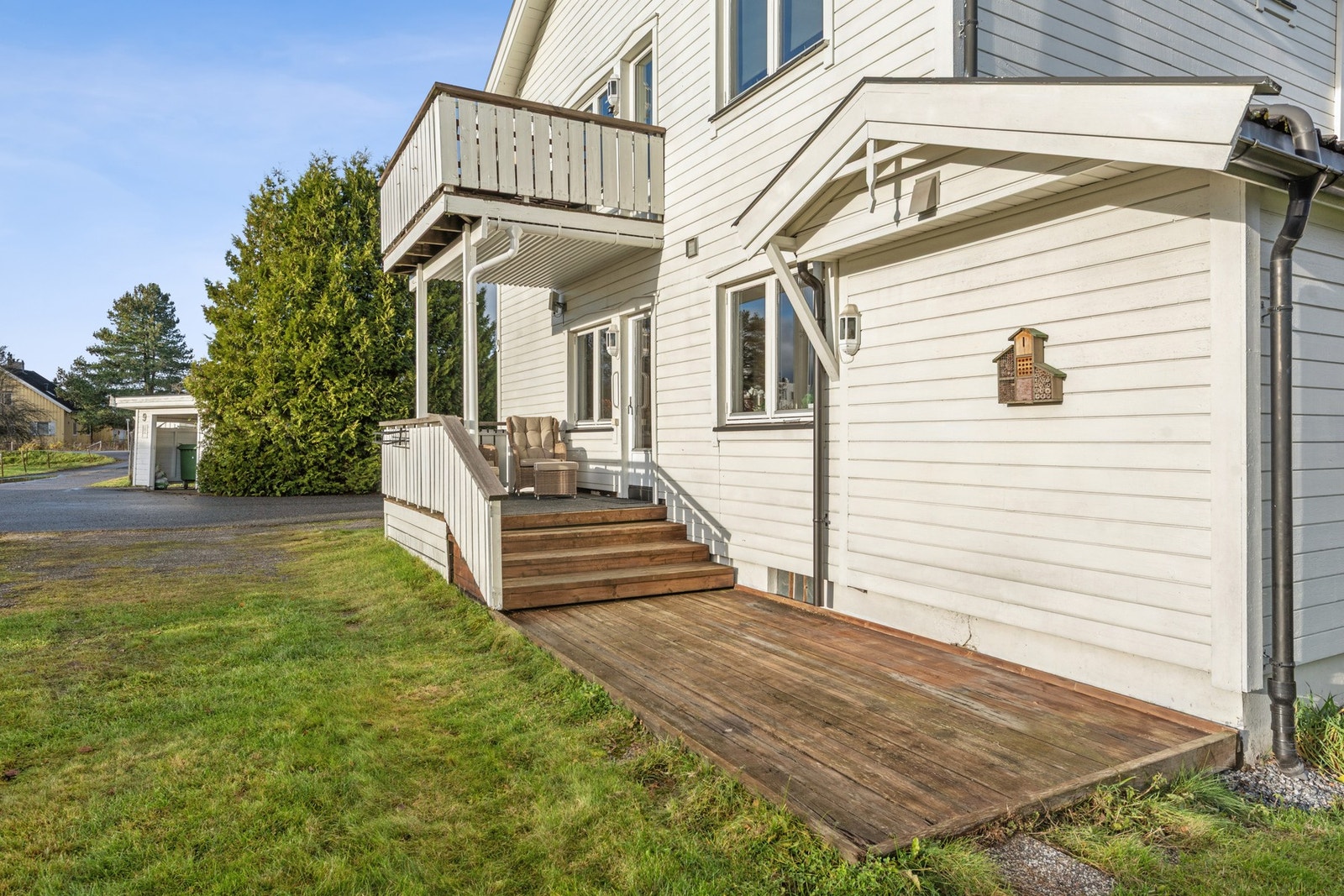 Et fint uterom som forlengelse av oppholdsarealet. Galleribilde