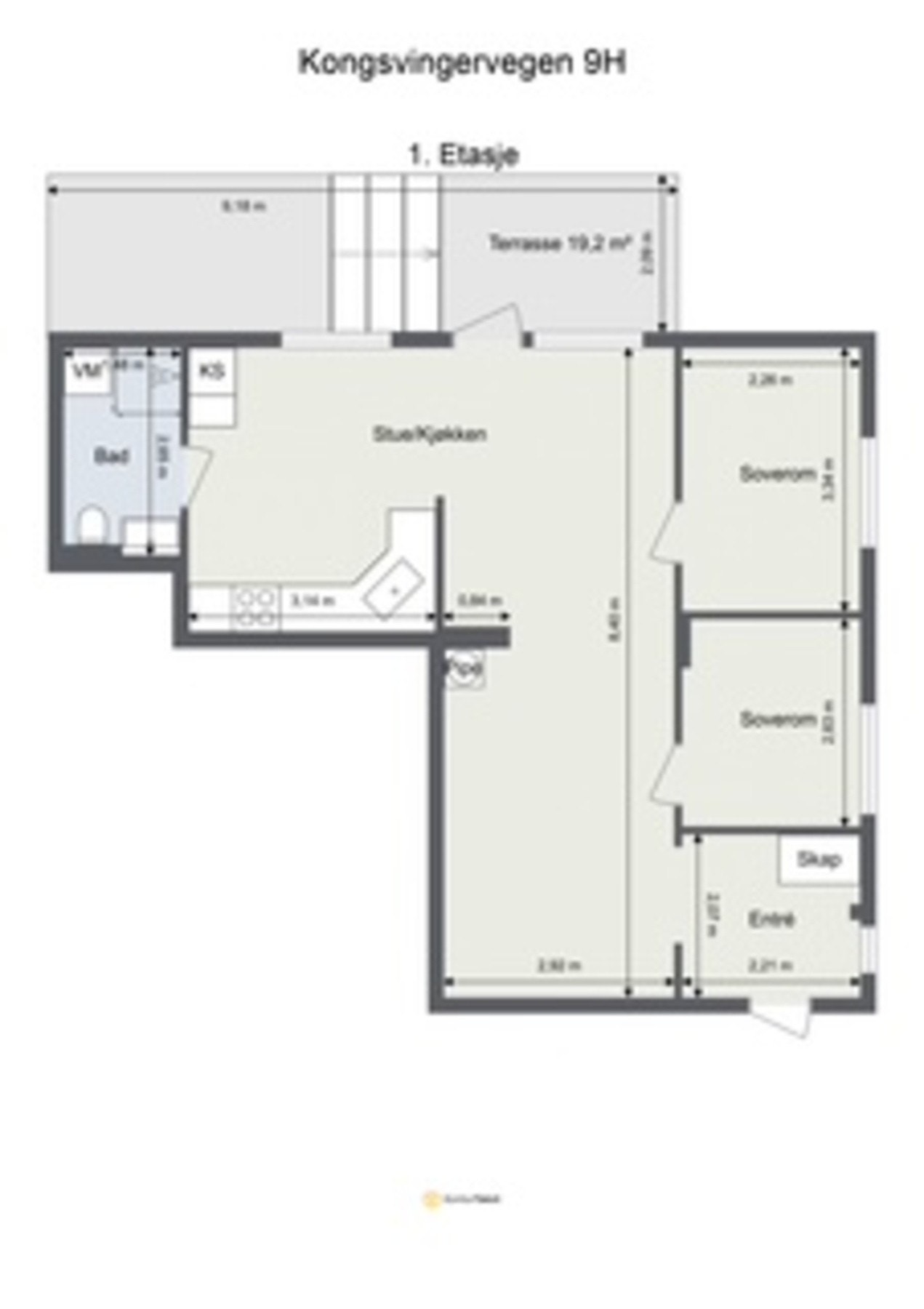 Plantegning Galleribilde