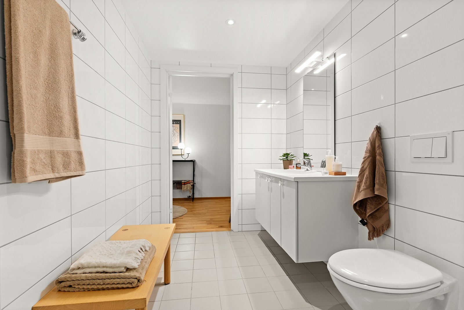 Bad i tilknytning hallen. Galleribilde