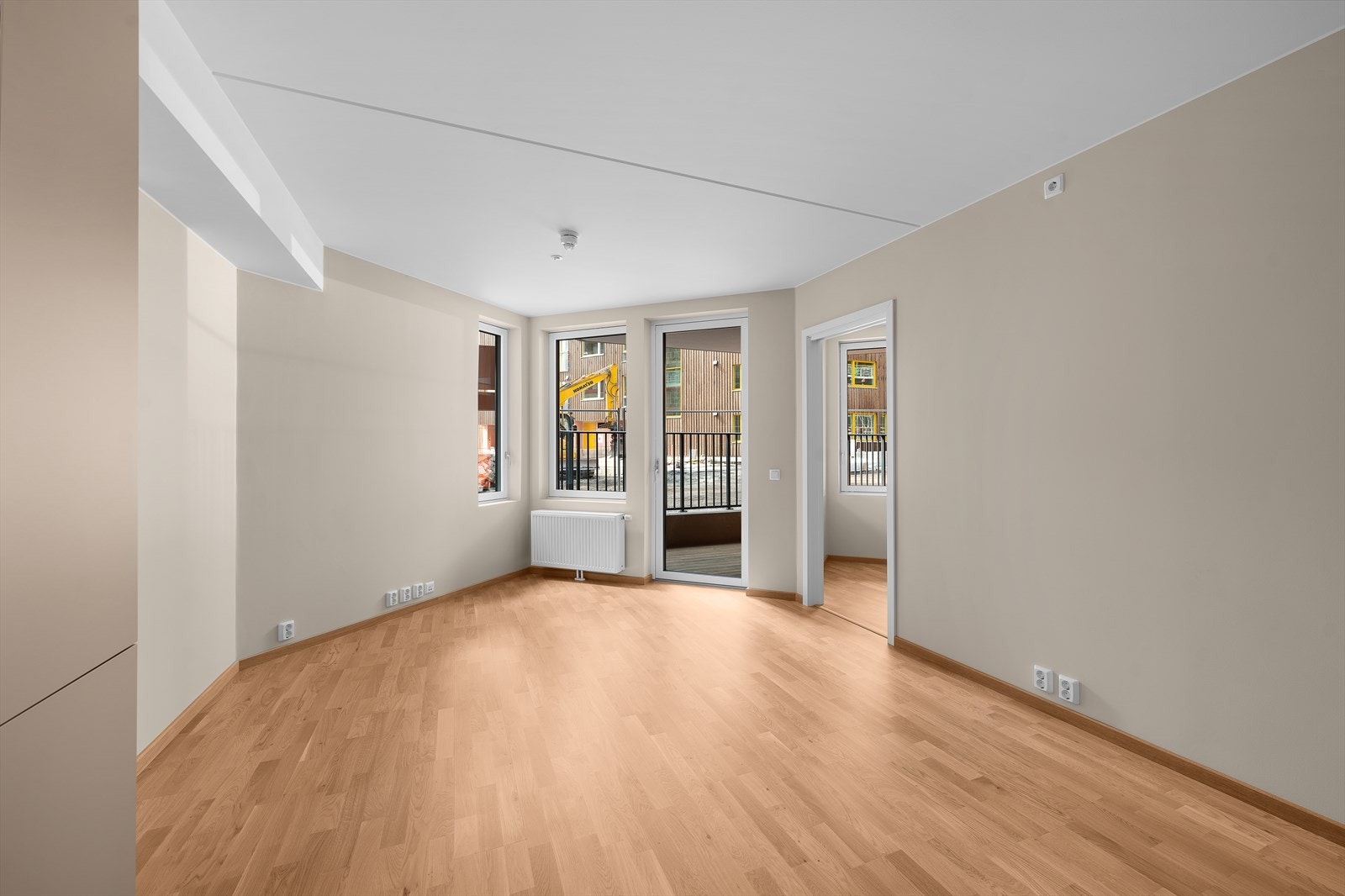 Stue med utgang til terrasse Galleribilde